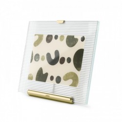 Cadre photo 10 x 15 cm Flute - Laiton