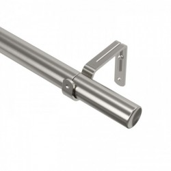 Tringle à rideaux 81-162 cm Zen - Nickel