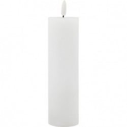 Bougie LED en paraffine 17x5 cm