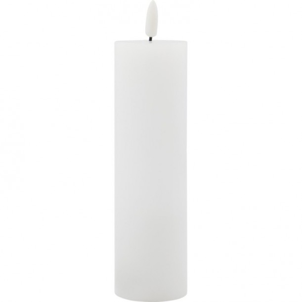 Bougie LED en paraffine 17x5 cm