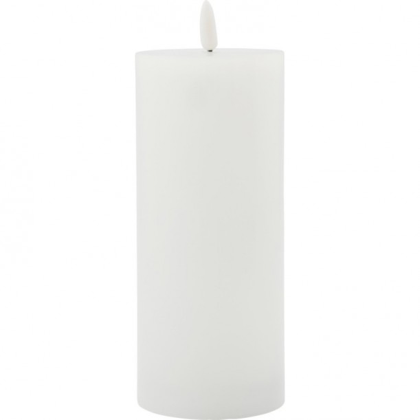 Bougie LED en paraffine h 17 cm