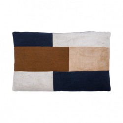 Housse de coussin en coton Patch 30x50 cm