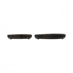 Lot de 2 plateaux en bois de manguier Loma