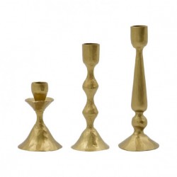 Lot de 3 bougeoirs Castle