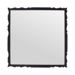 Miroir en bois Carve 75x75 cm