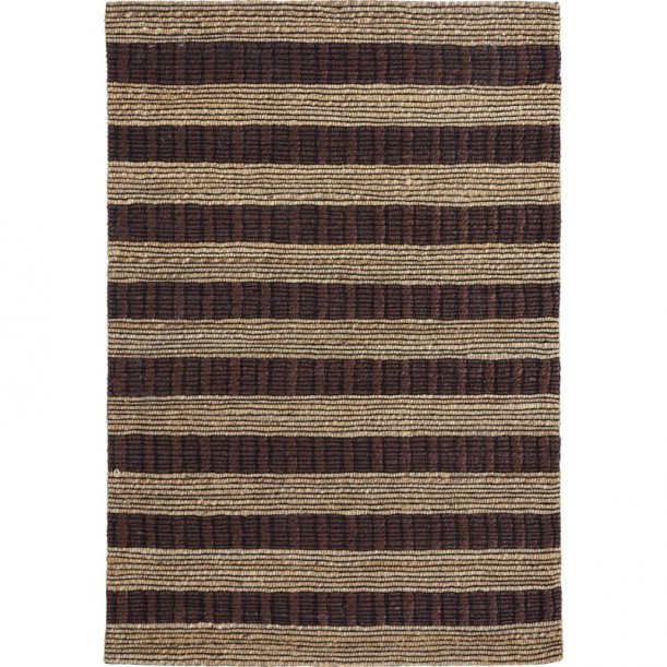 Tapis en jute Block 130x85 cm