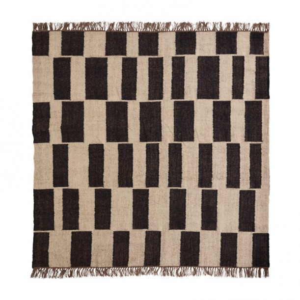 Tapis en jute Graph 180x180 cm