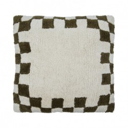 Housse de coussin en coton tufté Chess