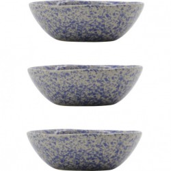 Lot de 3 bols en grès Diva