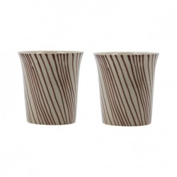 Lot de 2 tasses en grès Diva