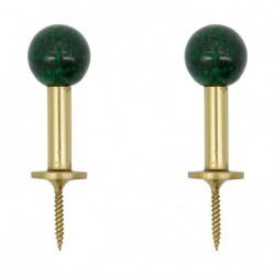 Lot de 2 patères Ball dia 2 cm