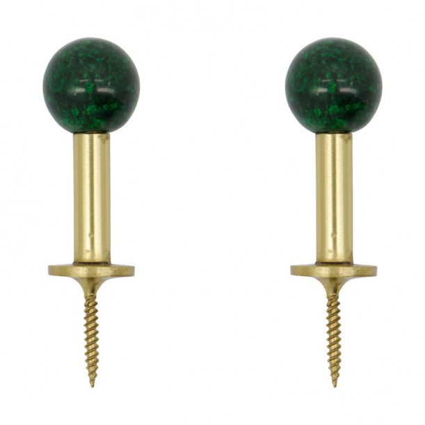 Lot de 2 patères Ball dia 2 cm