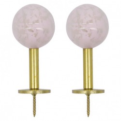 Lot de 2 patères Ball dia 4 cm