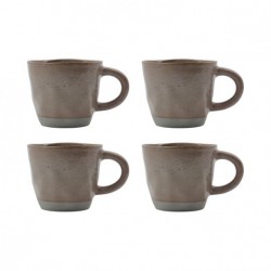 Lot de 4 tasses en grès Vida