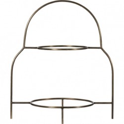 Porte-assiettes Sana h 37 cm - Laiton antique