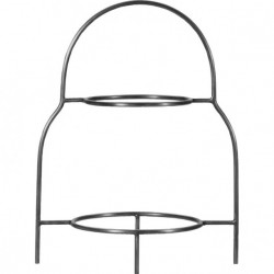 Porte-assiettes Sana h 32 cm - Argent 