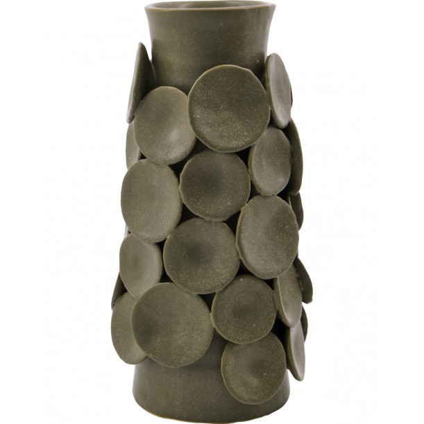 Vase en grès Dot 26 cm