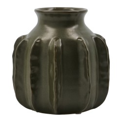 Vase en grès Cactus h 15 cm