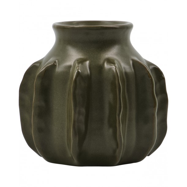Vase en grès Cactus h 10 cm
