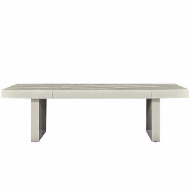 Table basse en bois laqué Brick 150x60 cm