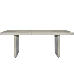 Table à manger en bois laqué Brick - Sand