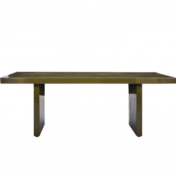 Table à manger en bois laqué Brick