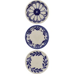 Lot de 3 petites assiettes Diva