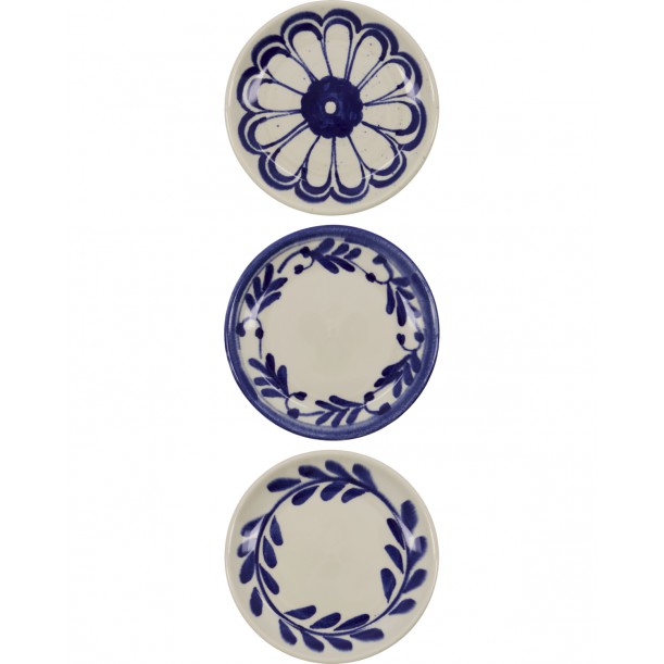 Lot de 3 petites assiettes Diva