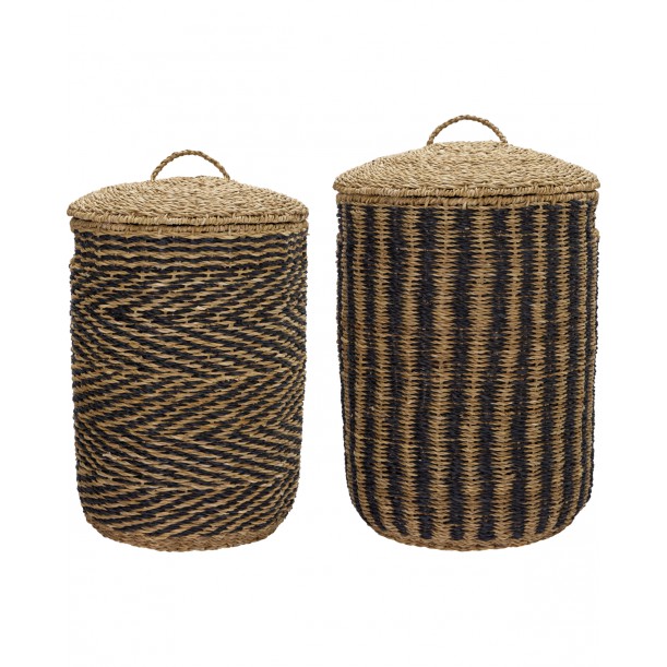 Lot de 2 paniers à linge Cesto