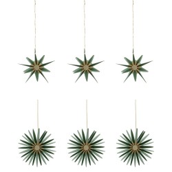 Lot de 6 décorations de Noël Stari