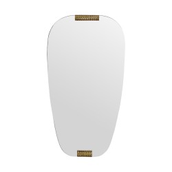 Miroir ovale Clips 58x32 cm