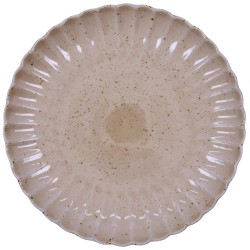 Assiette en grès Scallop dia 26 cm
