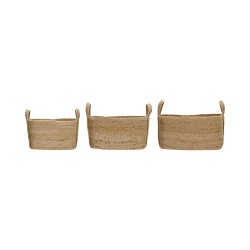 Lot de 3 paniers de rangement Stella h 17 cm