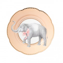 Assiette à dessert Elephant
