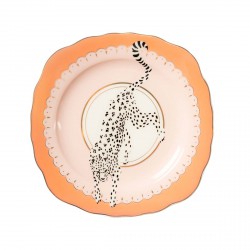Assiette à dessert Leopard