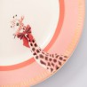 Coffret 4 assiettes Animal Magic 26 cm