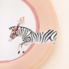 Coffret 4 assiettes Animal Magic 20 cm