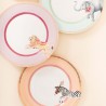 Coffret 4 assiettes Animal Magic 20 cm