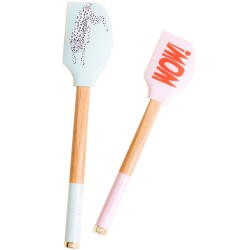 Lot de 2 spatules en silicone