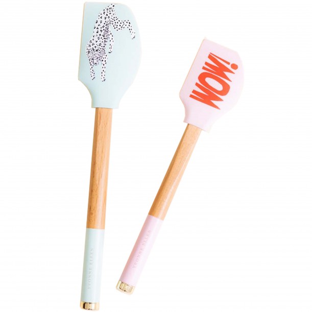 Lot de 2 spatules en silicone
