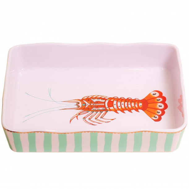 Plat rectangulaire Homard