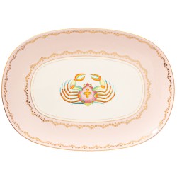 Plateau en porcelaine Crabe