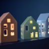 House tealight holder 5