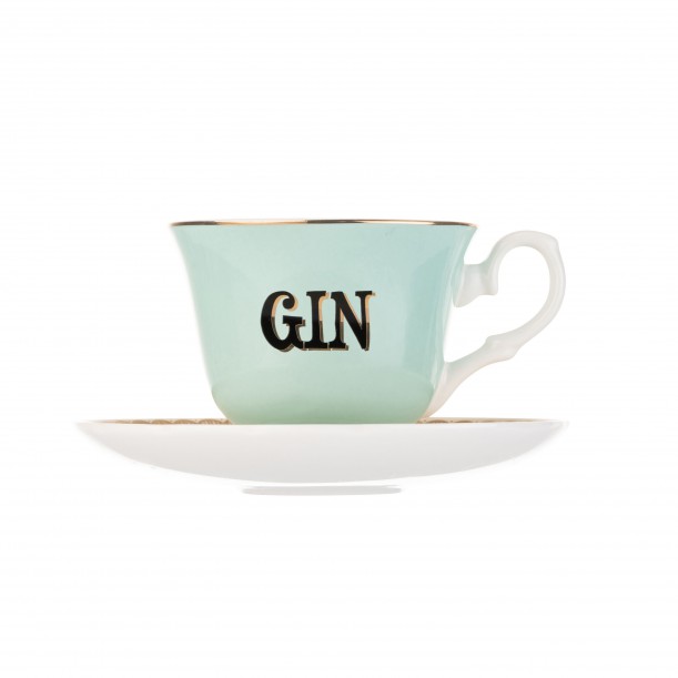 Tasse à thé et soucoupe Boozy Gin