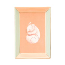 Plateau en porcelaine Souris