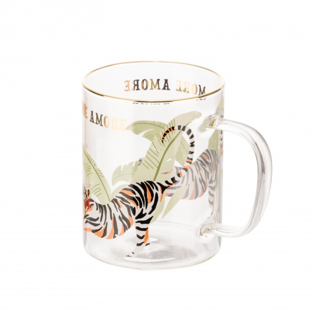 Mug en verre Tigre