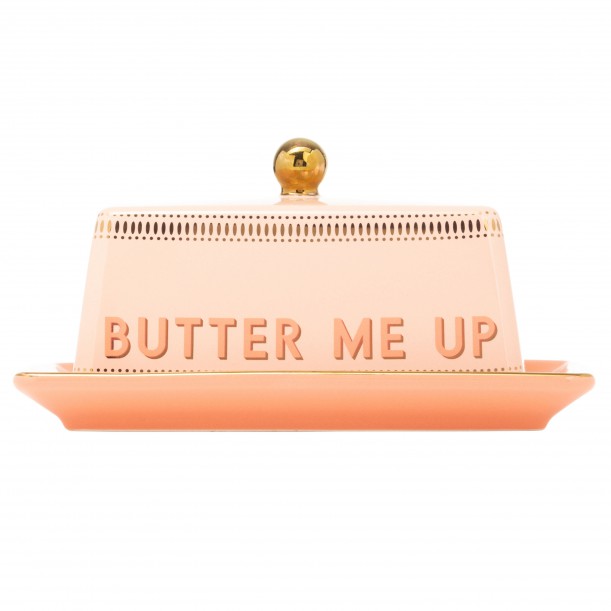 Beurrier en porcelaine