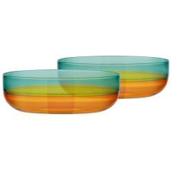 Lot de 2 coupelles en verre