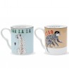 Coffret de 2 petits mugs Carnival