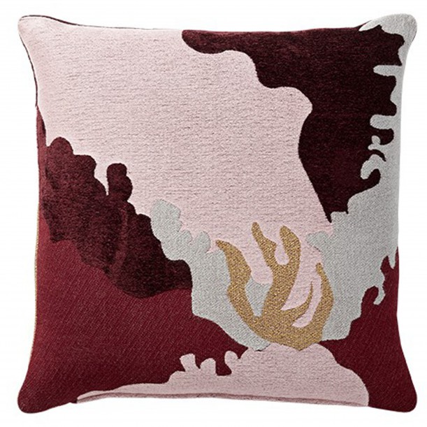 Coussin en coton Flores 45 x 45 cm